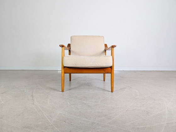 Image 1 of 2 fauteuils originaux de style vintage Wilhelm Knoll Walter Knoll en teck II