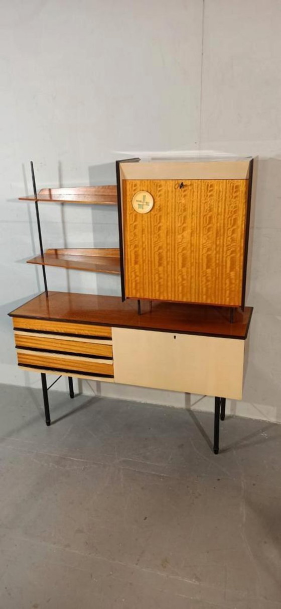 Image 1 of Vintage Italian glossy highboard