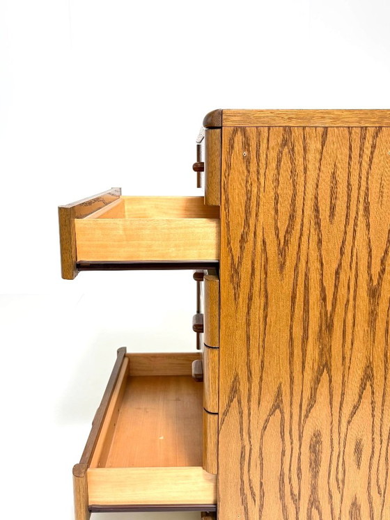 IRO-Möbel Rondo Ladekast, Rustiek Eiken, Vintage, Ladekasten, Hout, Bruin (foto 5 van 15)