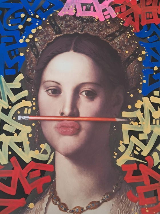 Image 1 of ENIGMA09 - No pen no gain 2 - Artist's canvas