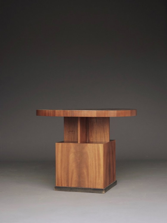 Image 1 of Geometrische salontafel of bijzettafel in art-decostijl, jaren 1930.