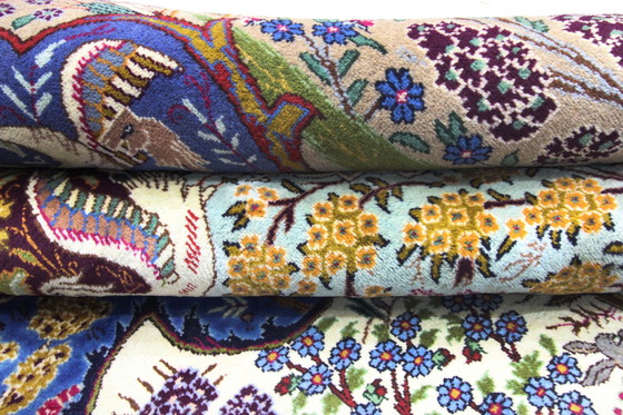 Image 1 of Tapis persan original noué à la main Kashmar Fein Paradise Design 389 x 296 cm Top condition