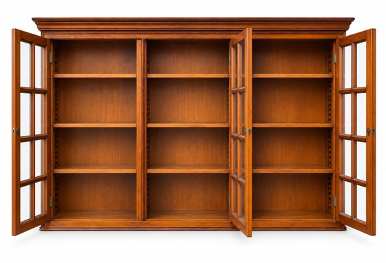 French Louis-Philippe style solid fruitwood Bookcases, Brown (photo 5 of 15)