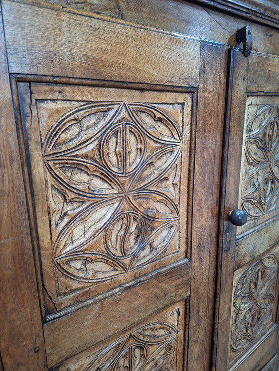Image 1 of Antique oak cabinet