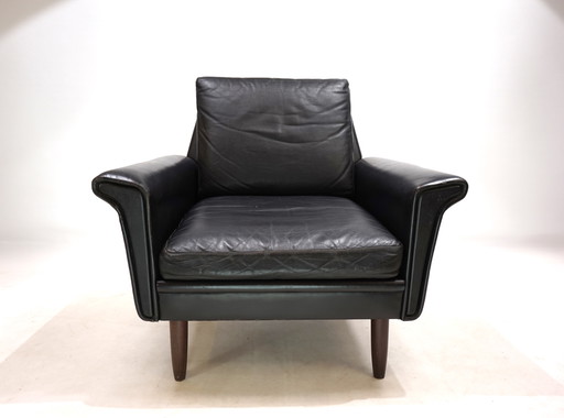 Chaise longue en cuir Gustav Thams, 1960