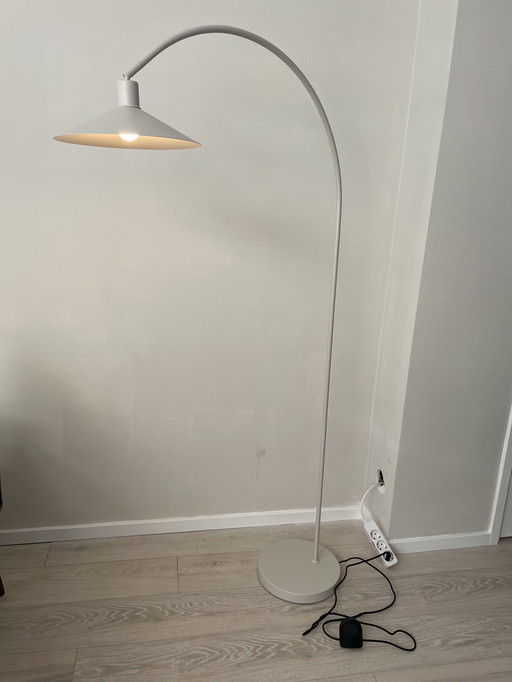 Lampe arc beige - comme neuve