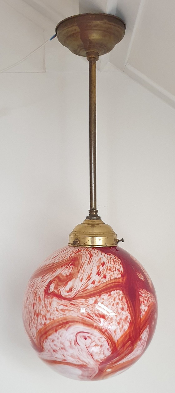 Image 1 of Vintage Art Deco Stijl Hanglamp