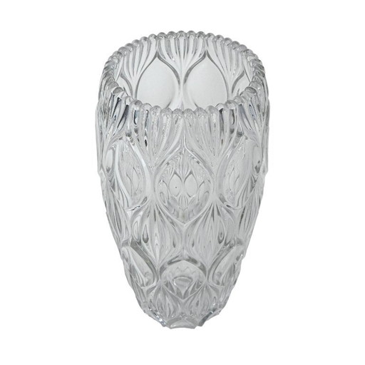 Crystal Vase, Italian Design, 1960s, Made in Italy