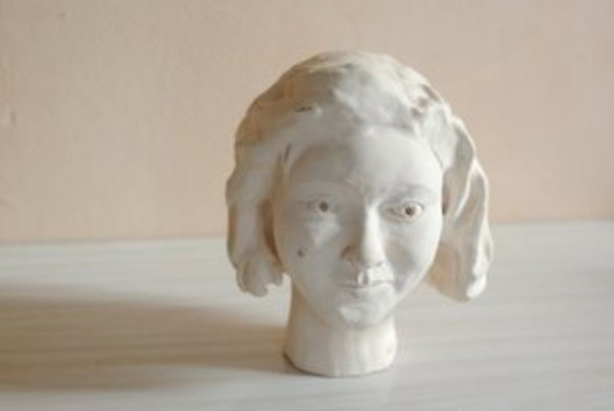 Image 1 of Gipsen hoofdsculptuur, Frankrijk