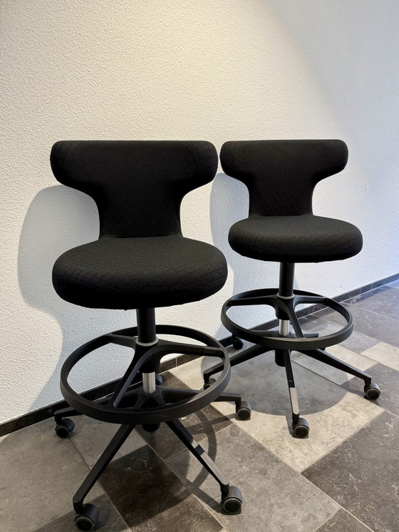 Image 1 of 4x Vitra Pivot stoelen