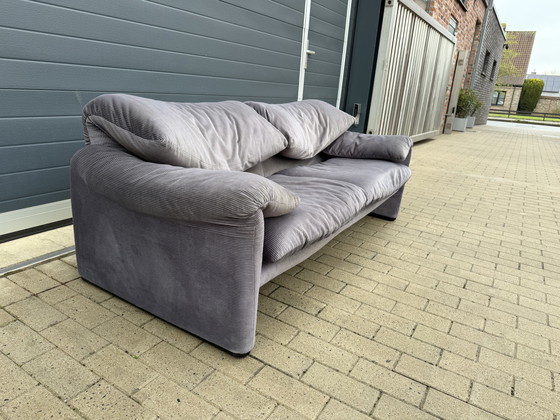 Image 1 of Cassina Maralunga 2,5-Sitzer (kleiner 3-Sitzer) 190 cm breit Vico Magistretti