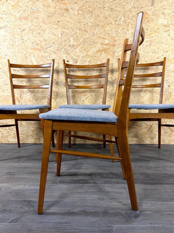 Image 1 of 4 sedie da pranzo anni '60/'70, design danese moderno di metà secolo.