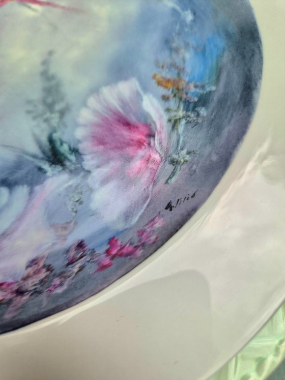 Tognana Porcellana porcelain serving plate sea creatures signed and hand-painted A. Mio. – Crockery (photo 4 of 10)