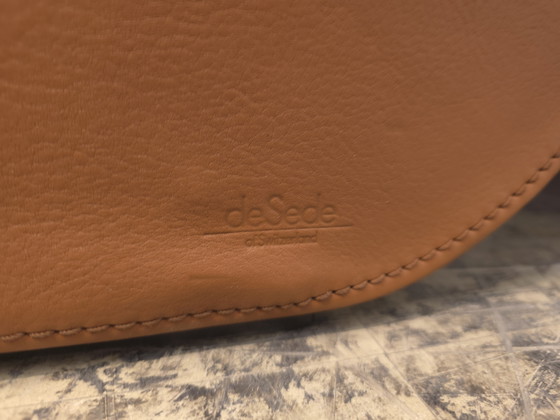 Image 1 of De Sede ds 125 Gerd Lange Garnitur Designersofa Ledersofa Couch Zweisitzer Dreisitzer cognac