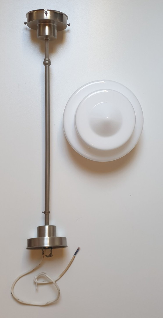 Lámpara colgante Art Déco Giso (Gispen) – Lámparas colgantes, Glass, Metal (photo 24 of 29)