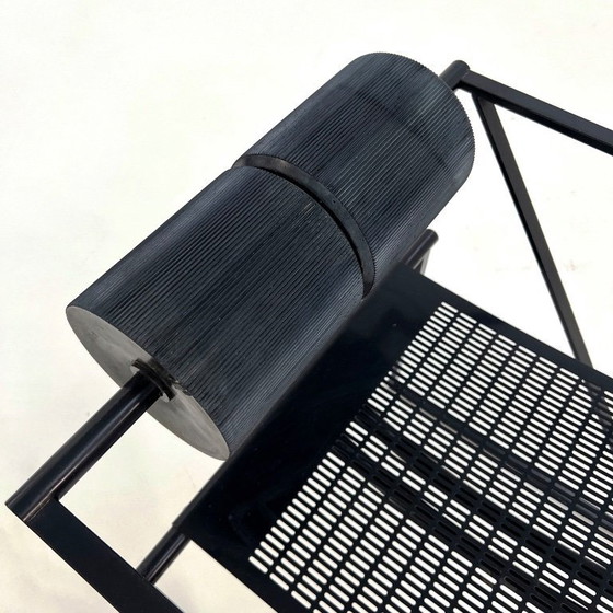 Image 1 of Silla Seconda negra de Mario Botta para Alias, década de 1980.