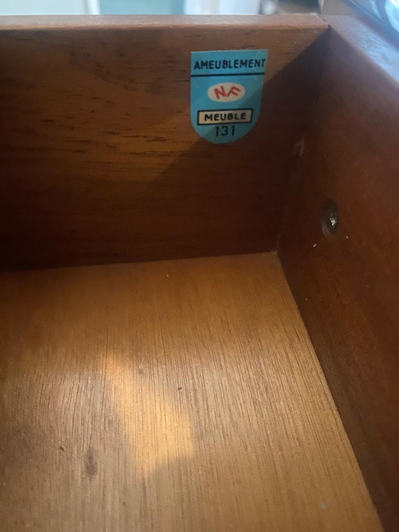 Image 1 of Juego de 2 mesitas de noche estilo Art Déco