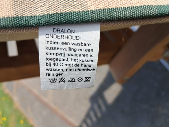 Image 1 of Stylist-Line Deckchair/Lounging Chair with Detachable Footrest and Cushion