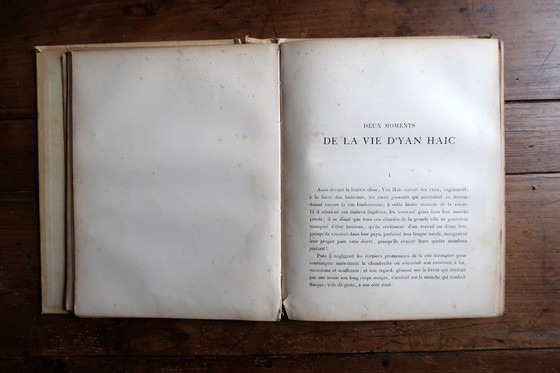 Image 1 of Livre illustré français ancien "Mon Ami L'Oiseau Bleu" de Guy Chantepleure, c.1900 – Art Nouveau – 2C43