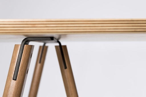 Trestle Table M - 210x95x73 – eettafels, Wood (photo 2 of 5)