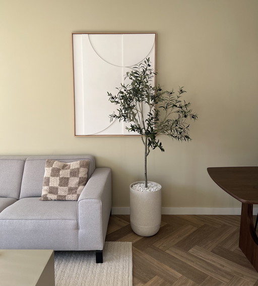 Panneau d'art en relief encadré HKliving - Très grand