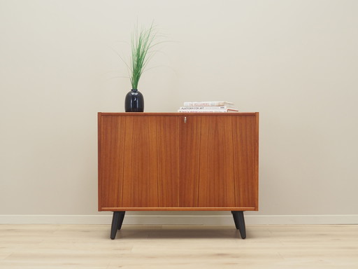 Teak kabinet, Deens ontwerp, 1970S, Productie: Denemarken