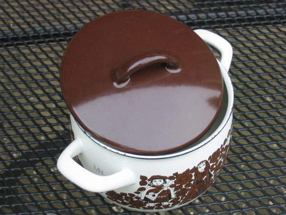 Image 1 of Padella Vintage Arabia (Finel) con coperchio