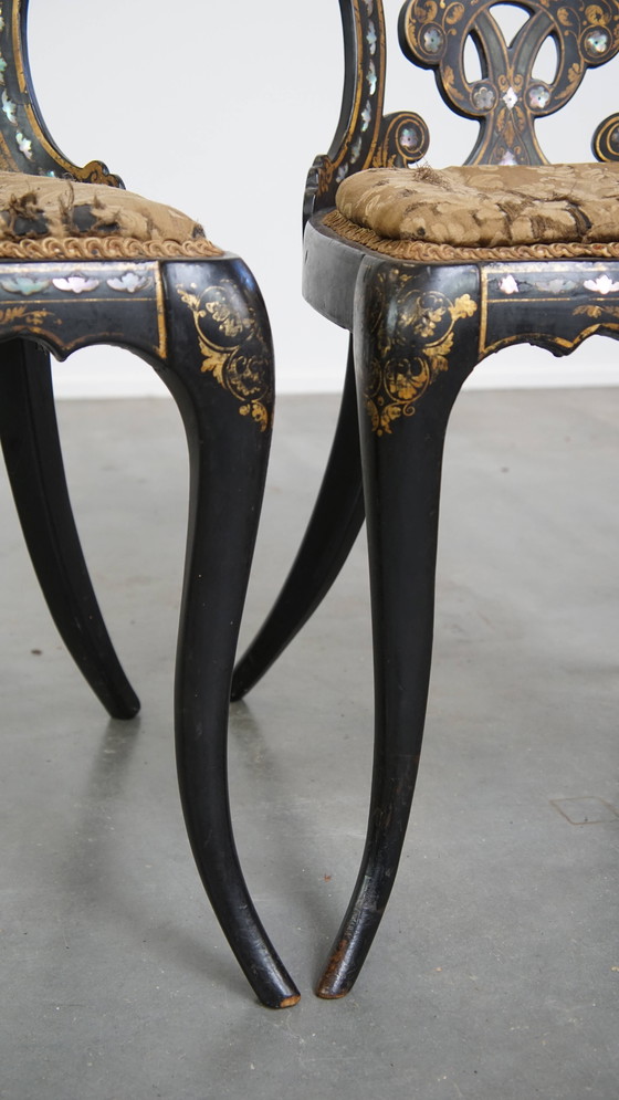 Image 1 of 2 x Mother of Pearl Chair