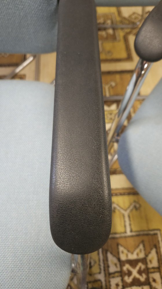 Image 1 of Set di 4 poltrone DRABERT con gambe cromate, 1980