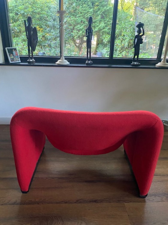 Image 1 of Originele Artifort fauteuil – Pierre Paulin – Rood – Label aanwezig