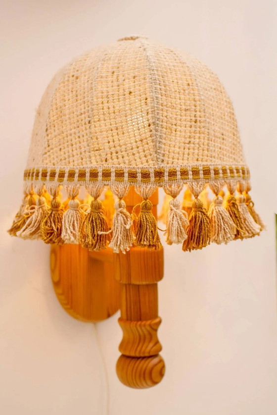 Applique scandinava anni '70 di Solbackens Svarveri in pino – Lana, Legno, Scandinavian (photo 11 of 17)