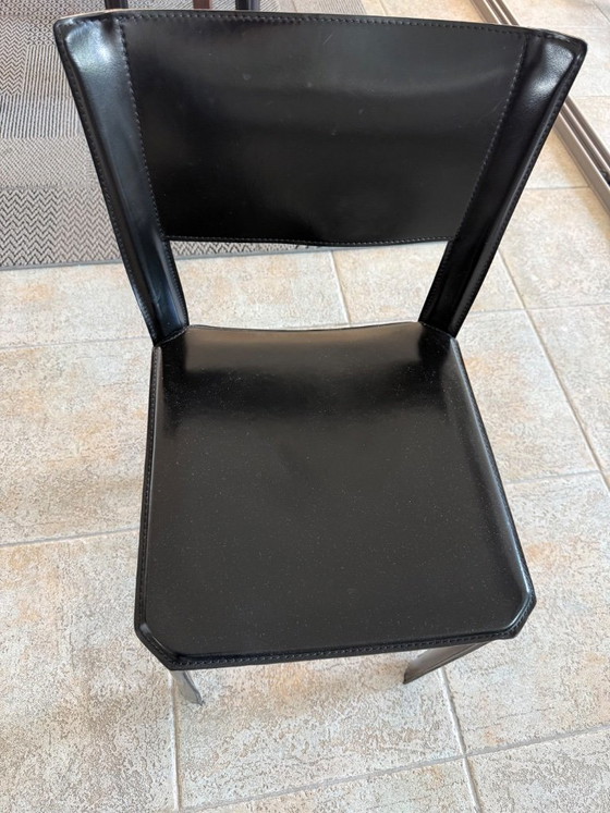 6 Sedie da pranzo in condizioni pari al nuovo – Leather (photo 2 of 5)