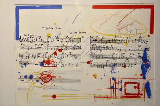 Sam Middleton, Sérigraphie Jazz “Tickle Toe” Lester Young (1979), Signée, Lithographies et sérigraphies (photo 10 sur 12)
