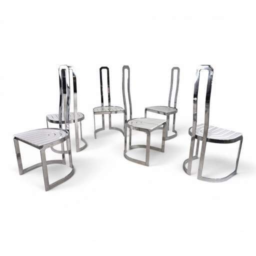 Set di 6 sedie da pranzo postmoderne Allmilmö, 1980