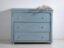 Antique painted pine chest of drawers – Rustic European blue dresser – circa 1900 – Ceramic (photo 7 of 40)