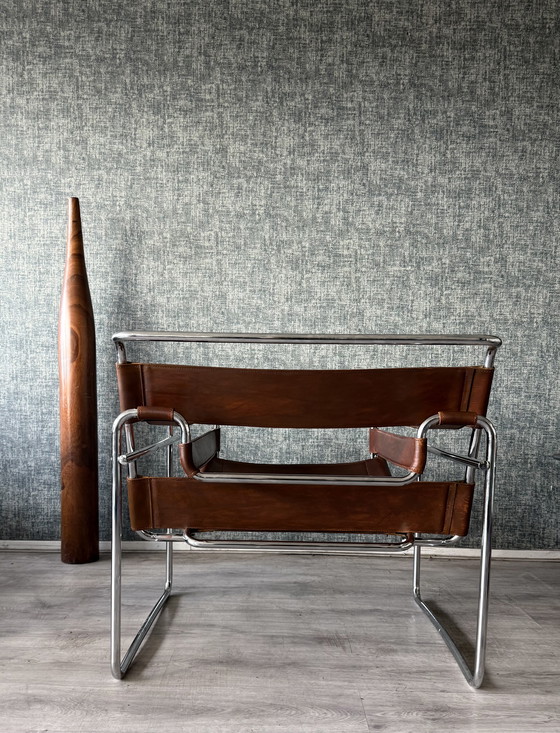 Image 1 of Vintage Wassily-stoel van Marcel Breuer voor Fasem