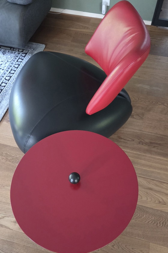Leolux Pallone (Pa) avec table design assortie – Fauteuils, Cuir (photo 4 of 8)