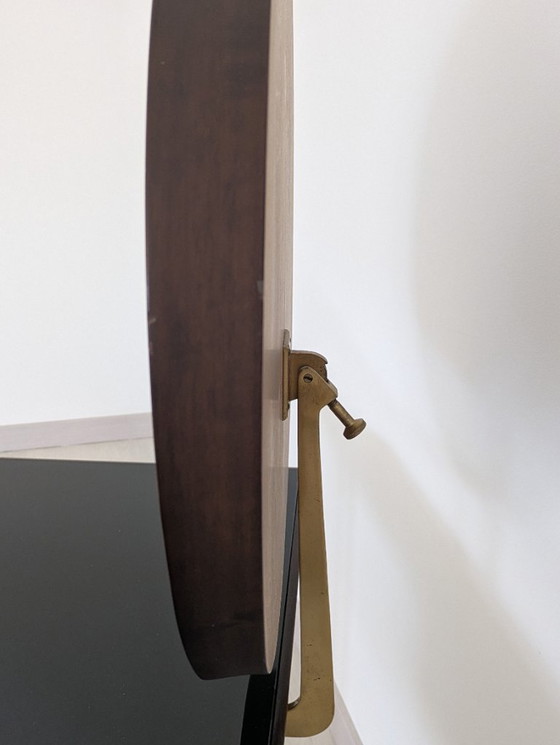 Image 1 of Dassi - Vittorio Dassi - Service table - Crystal, Wood, Brass - Dressing table with mirror
