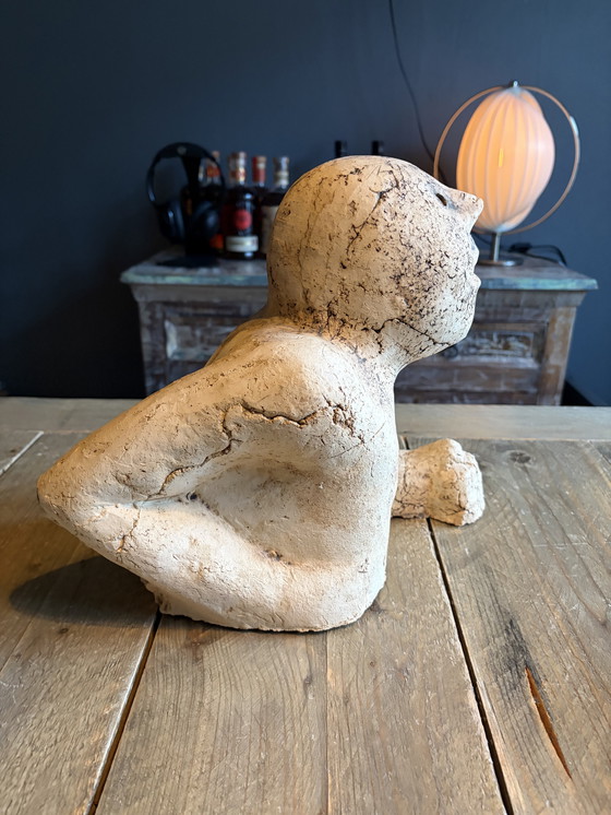 Image 1 of Scultura in ceramica di Sjer Jacobs "Running Man"