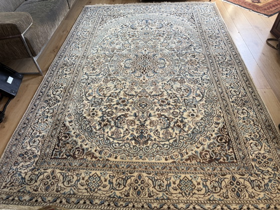 Tapis persan Nain vintage noué à la main – 300 × 201 cm – Wool (photo 2 of 15)