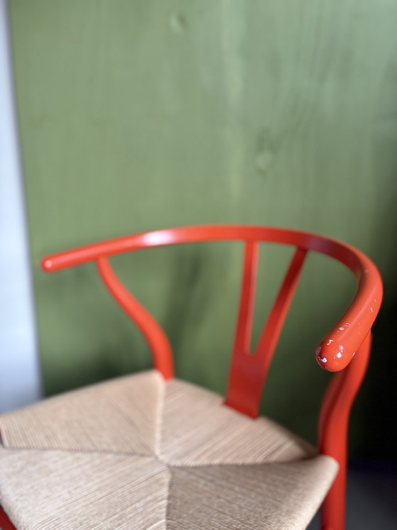 Image 1 of Carl Hansen CH24 Wishbone chair orange