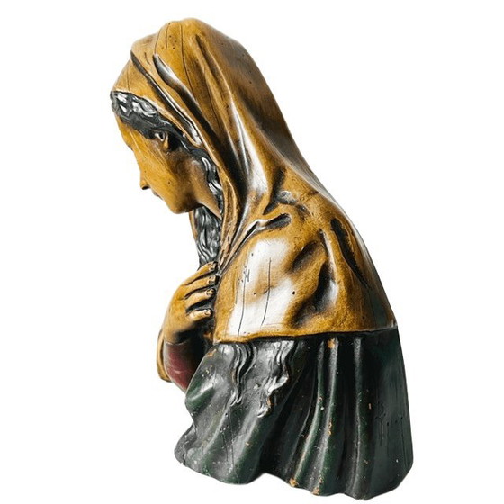 Escultura antigua de Mater Dolorosa, estatua de la Virgen María de la década de 1930. – Objetos decorativos (photo 8 of 9)