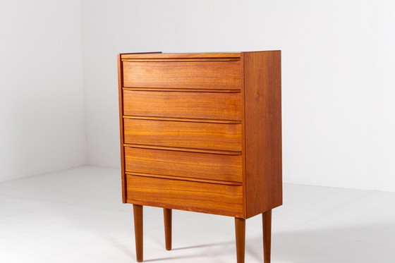 Image 1 of Vintage Mid-Century Teak Chest of Drawers, 1960s, Denmark