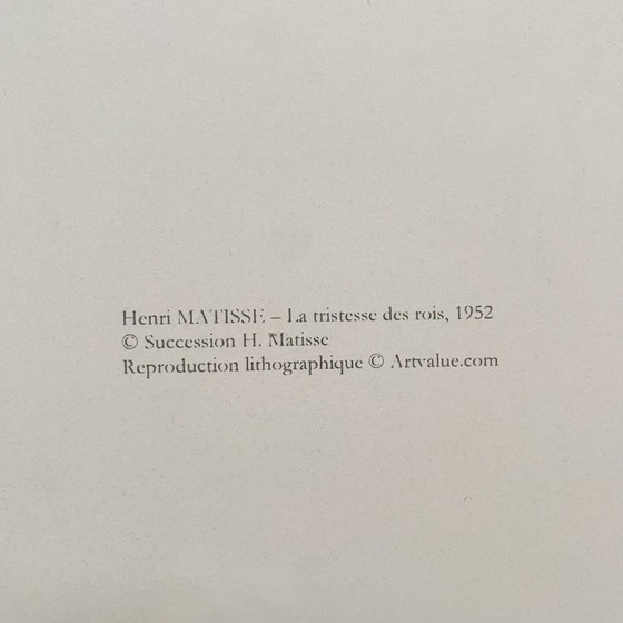 Image 1 of Henri Matisse - La tristezza del re (1952)