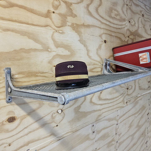 4x Vintage 70s NS Dog Head (Mat 54) luggage racks train compartment / wall coat rack / hat rack