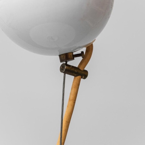 Image 1 of LAMPADA A SOSPENSIONE IN VETRO BIANCO ANNI ’70 VINTAGE MODERNARIATO