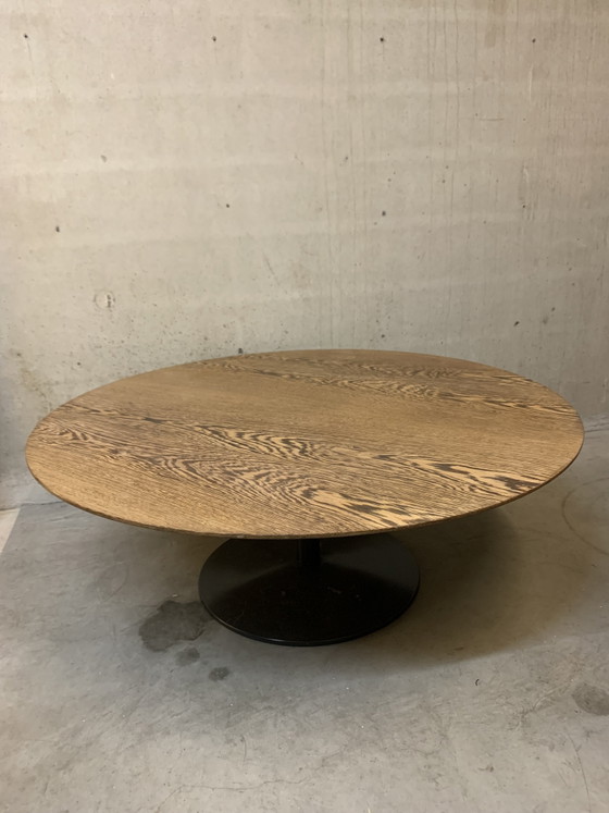 Image 1 of Table basse ronde scandinave vintage.