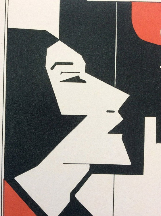 Image 1 of Limited Edition Schildmeijer Amsterdam Art Deco Thee Affiche Poster Print