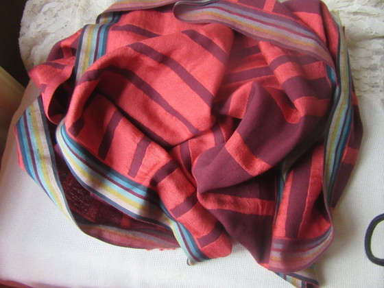 Vintage Paul Smith Long Scarf unisex, Decorative Objects, Textile, Multi Color (photo 7 of 8)