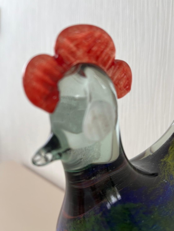 Image 1 of Murano glass rooster - Italian craftsmanship
